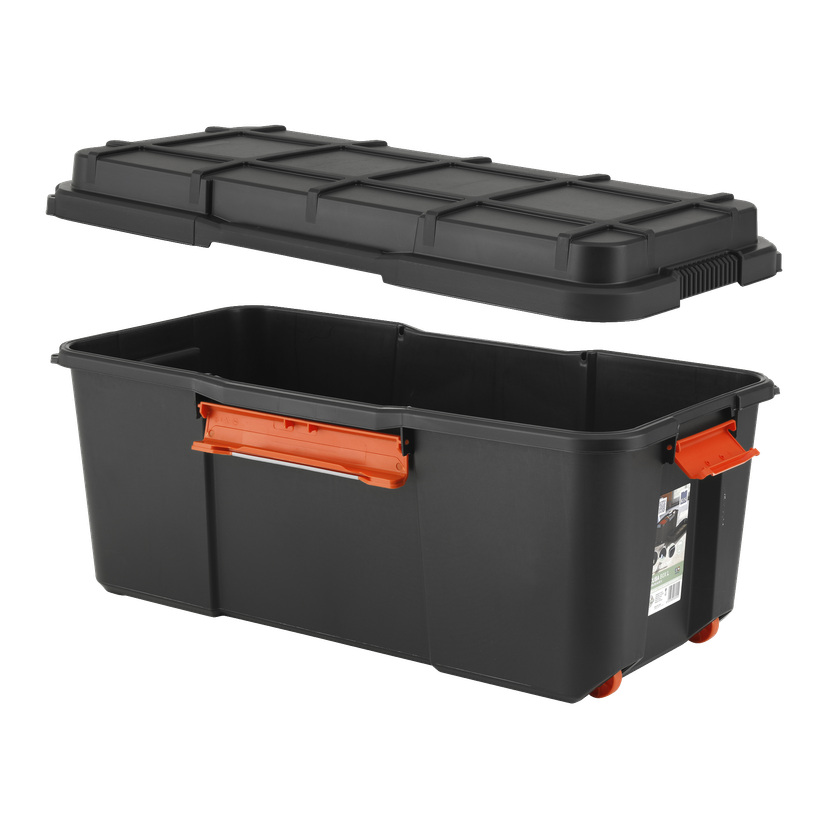 Oppbevaringsboks med lokk 80 l