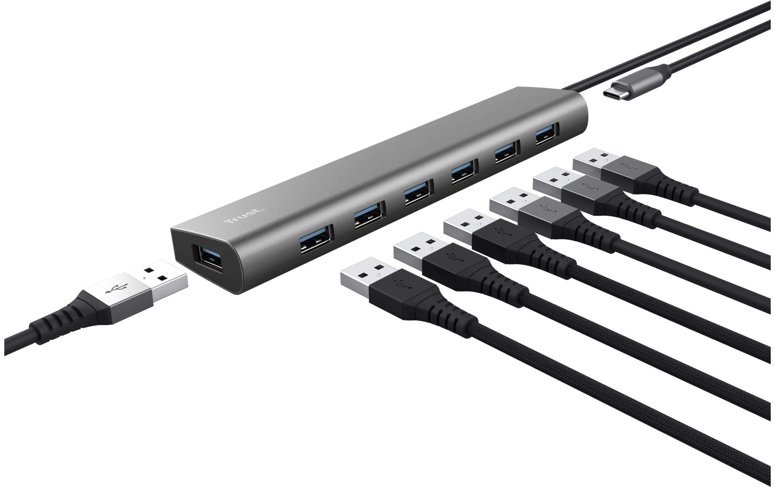 USB-Hub Halyx 7CLeichter und kompakter Hub mit 7 USB-A-Ports