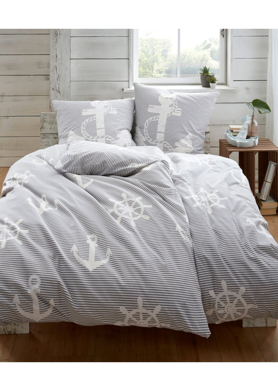 Parure de lit motif marin