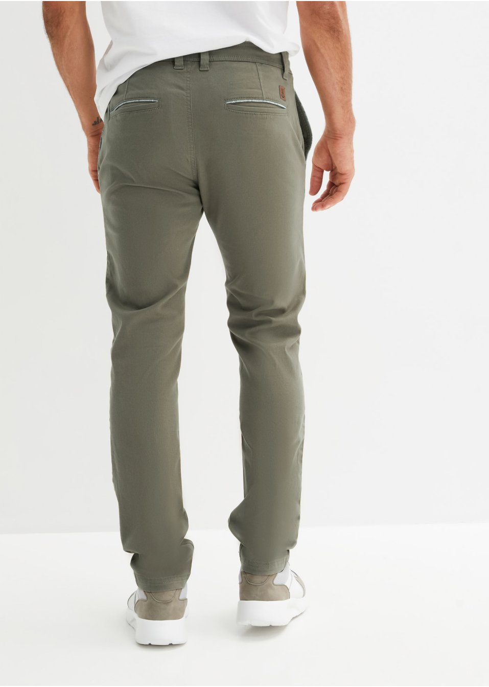 Pantalon chino extensible Slim Fit, Straight