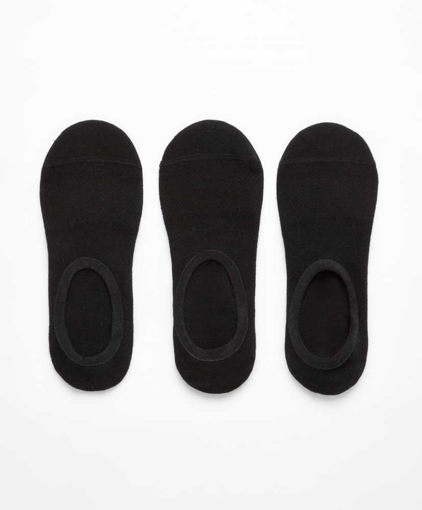 3 pares de meias esportivas de algodão Footies