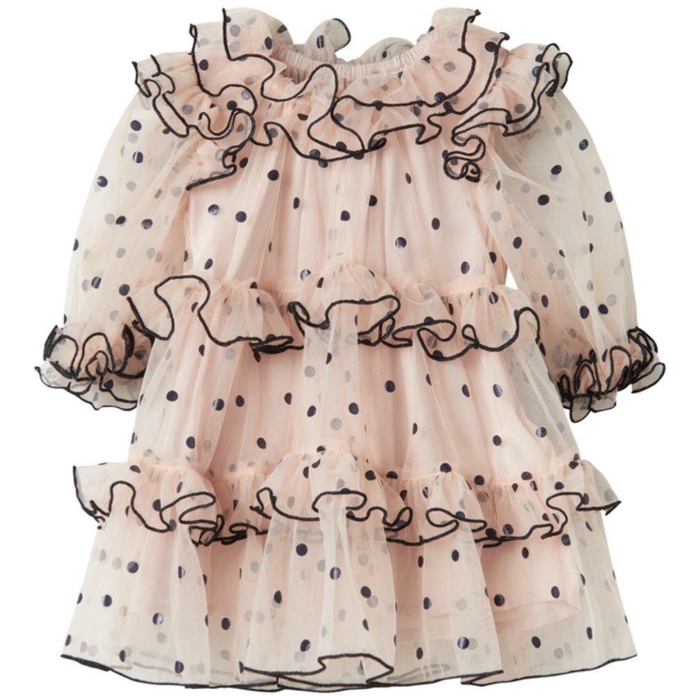 Køb MarMar Tulle Black Dots Dakira LS B Kjole