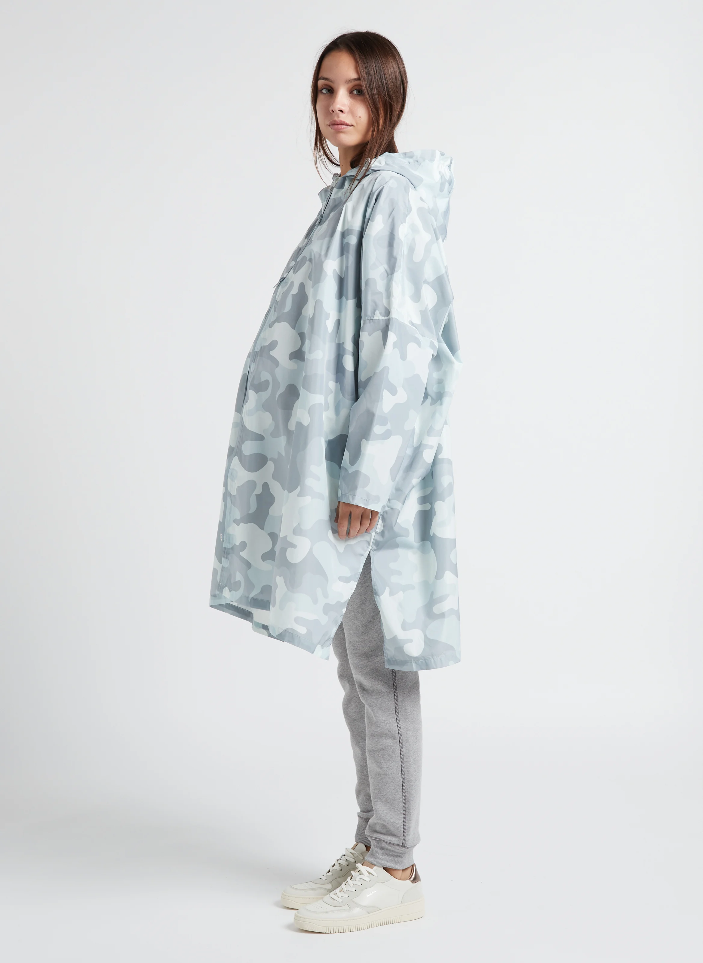 SCOUT - Coupe-vent imprimé à capuche| Gris