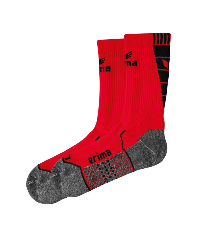 Erima Short Socks Trainingssocken Rot Schwarz