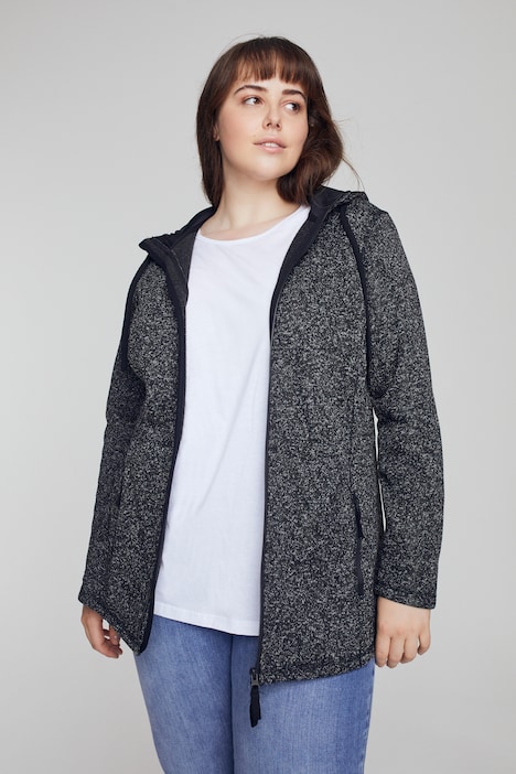 Bellieva-Sweatjacke, herausnehmbarer Einsatz