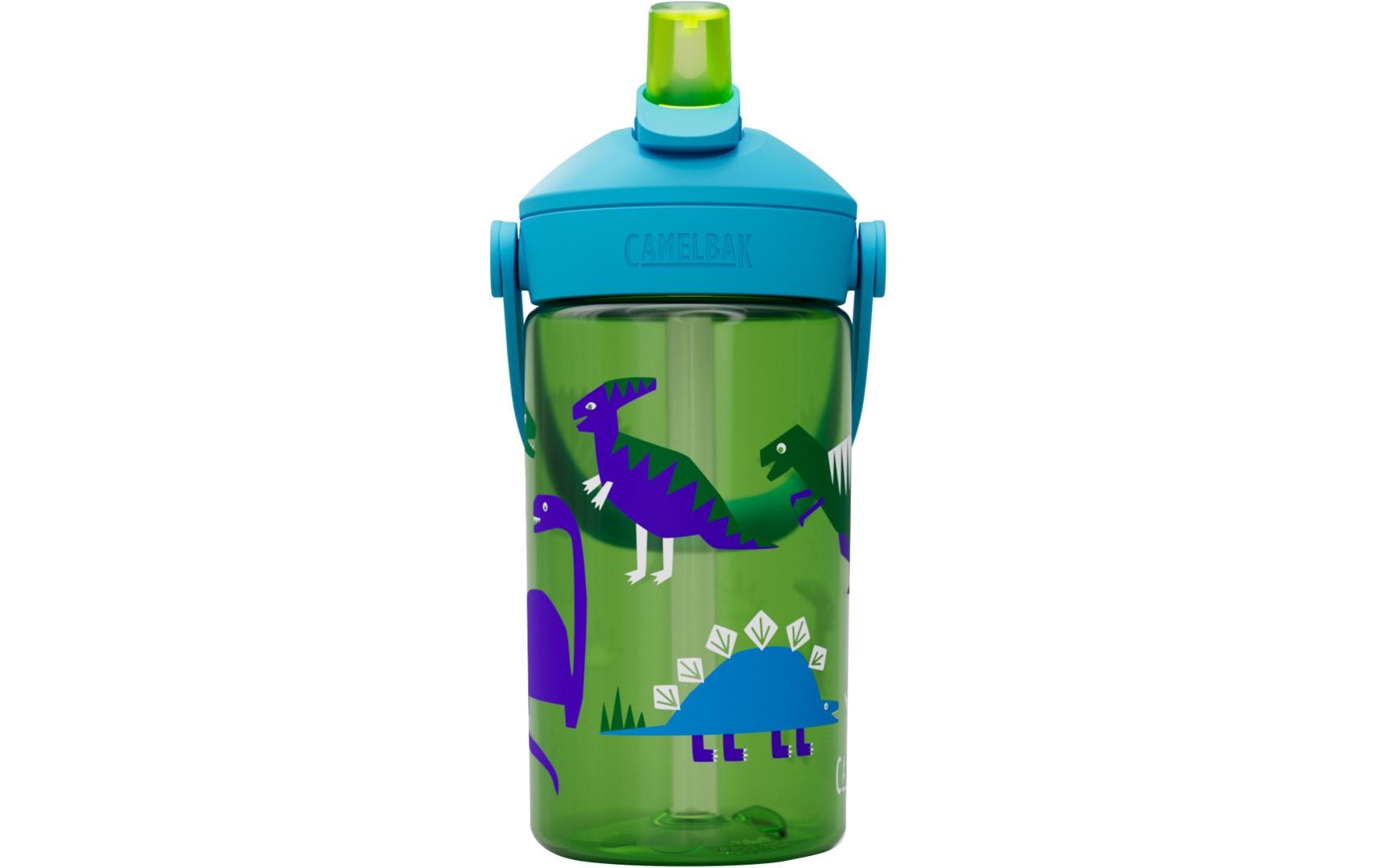 Trinkflasche Thrive Flip Straw Kids hip dinos 400 mlFlasche aus Tritan für Kinder