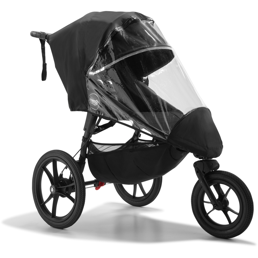 baby jogger Kombi-Kinderwagen Summit X3 Midnight Black inklusive Babywanne Deluxe 2 und Wetterschutz