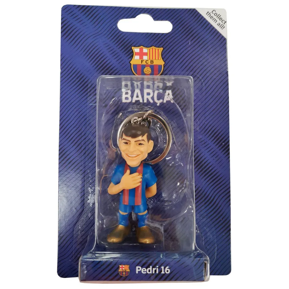 Chaveiro Minix Pedri FC Barcelona da Eleven Force Football Figure, 7 cm