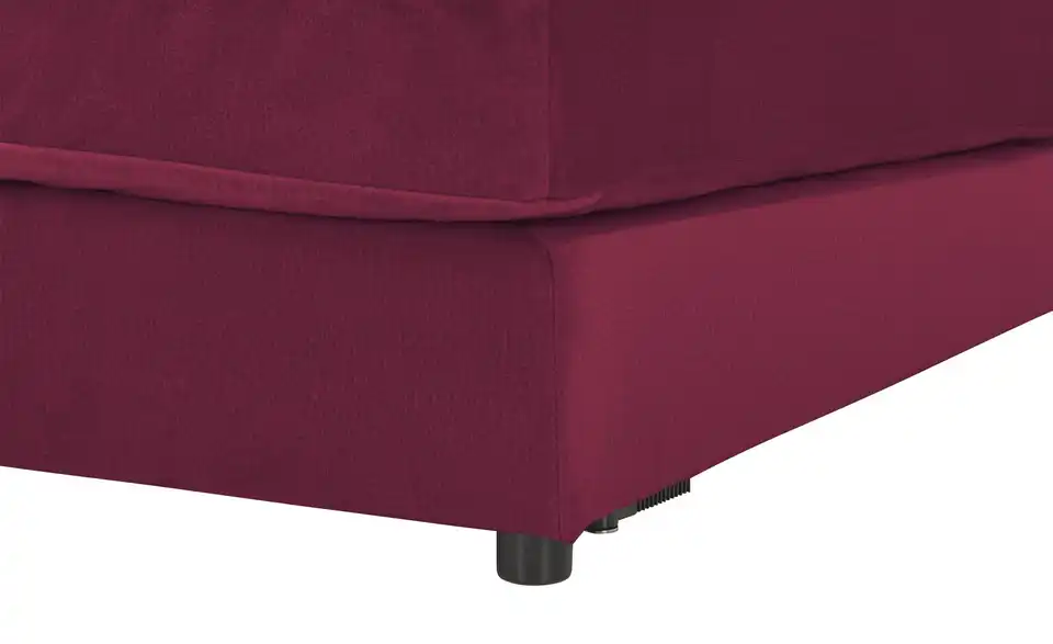 Element Branna Rot Samt 1-Sitzer