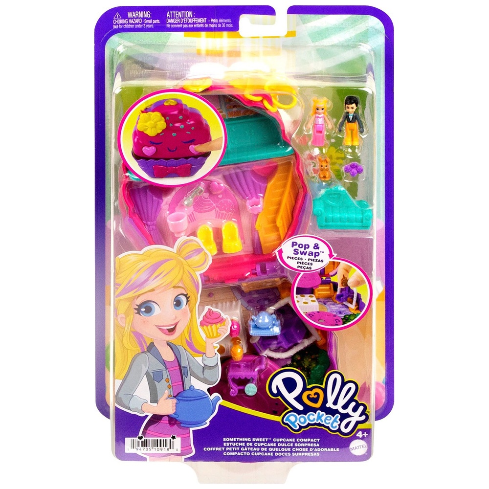 Polly Pocket Something Sweet Cupcake Kompakt-Spielset