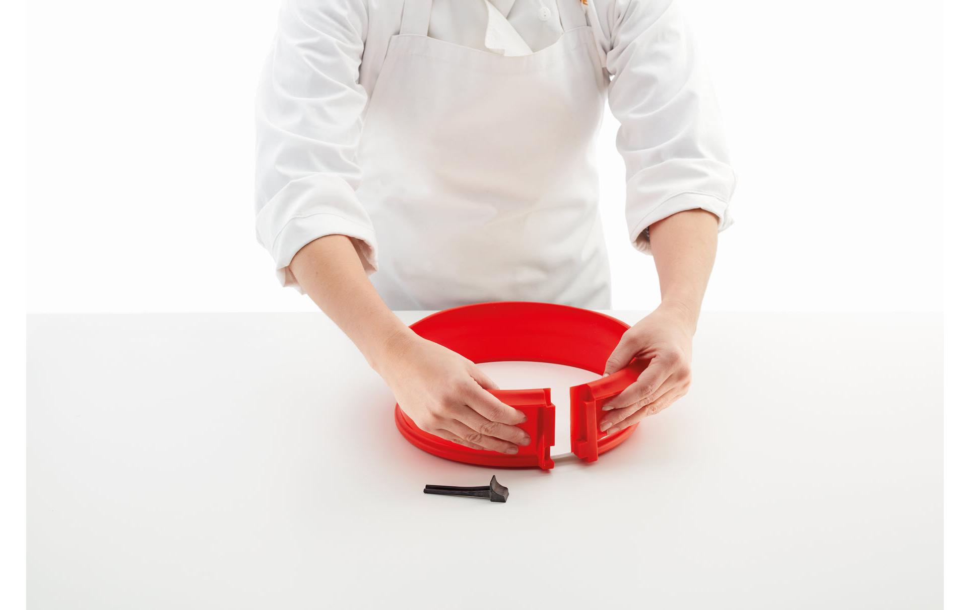 Springform mit Keramikplatte, Silikon / Keramik, 23 cmRunde Springform