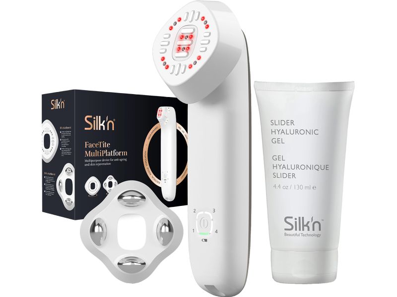 Silk'n Antiaging-Gerät FaceTite MultiPlatform All-in-One Multifunktionsgerät für Anti-Aging und Hautverbesserung