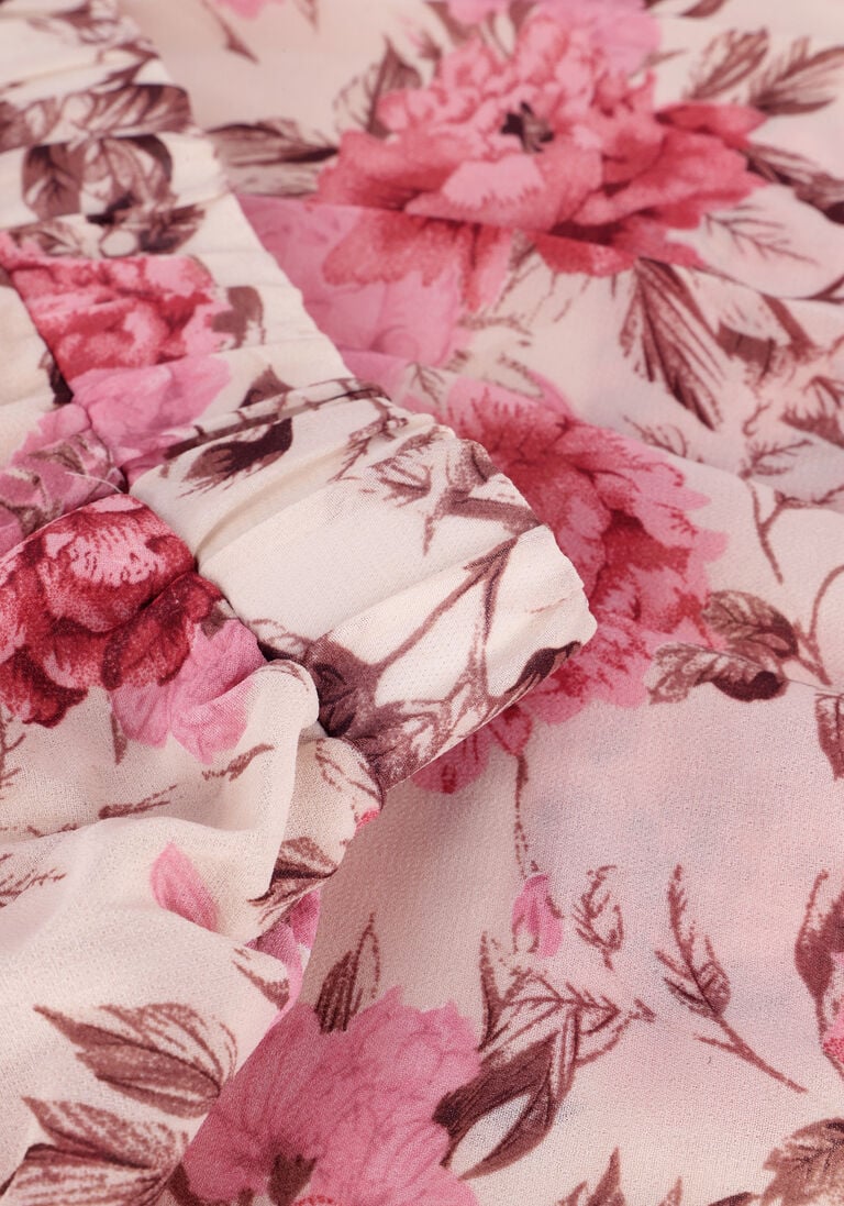 NA-KD roze na-kd a-lijn midi frilled skirt