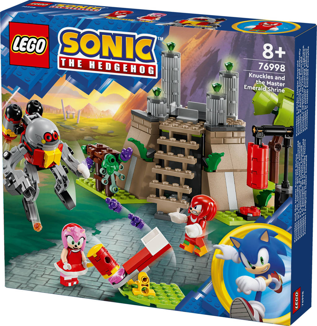 Knuckles en de Master Emerald tempel Bouwbare Speelgoed Game 76998 Sonic