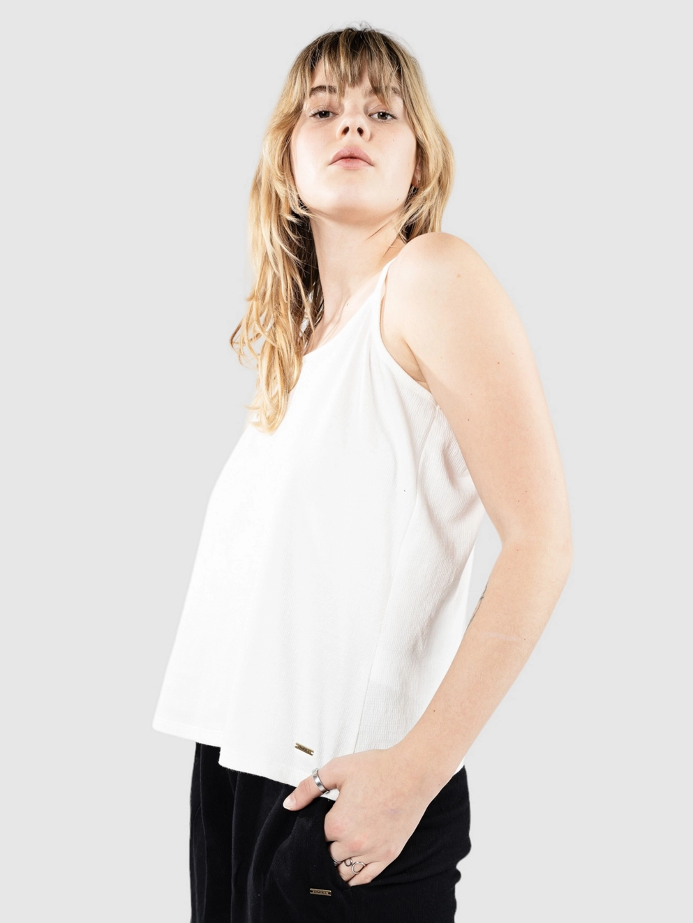 O'Neill Essentials Ava Lace Tank Top snow white