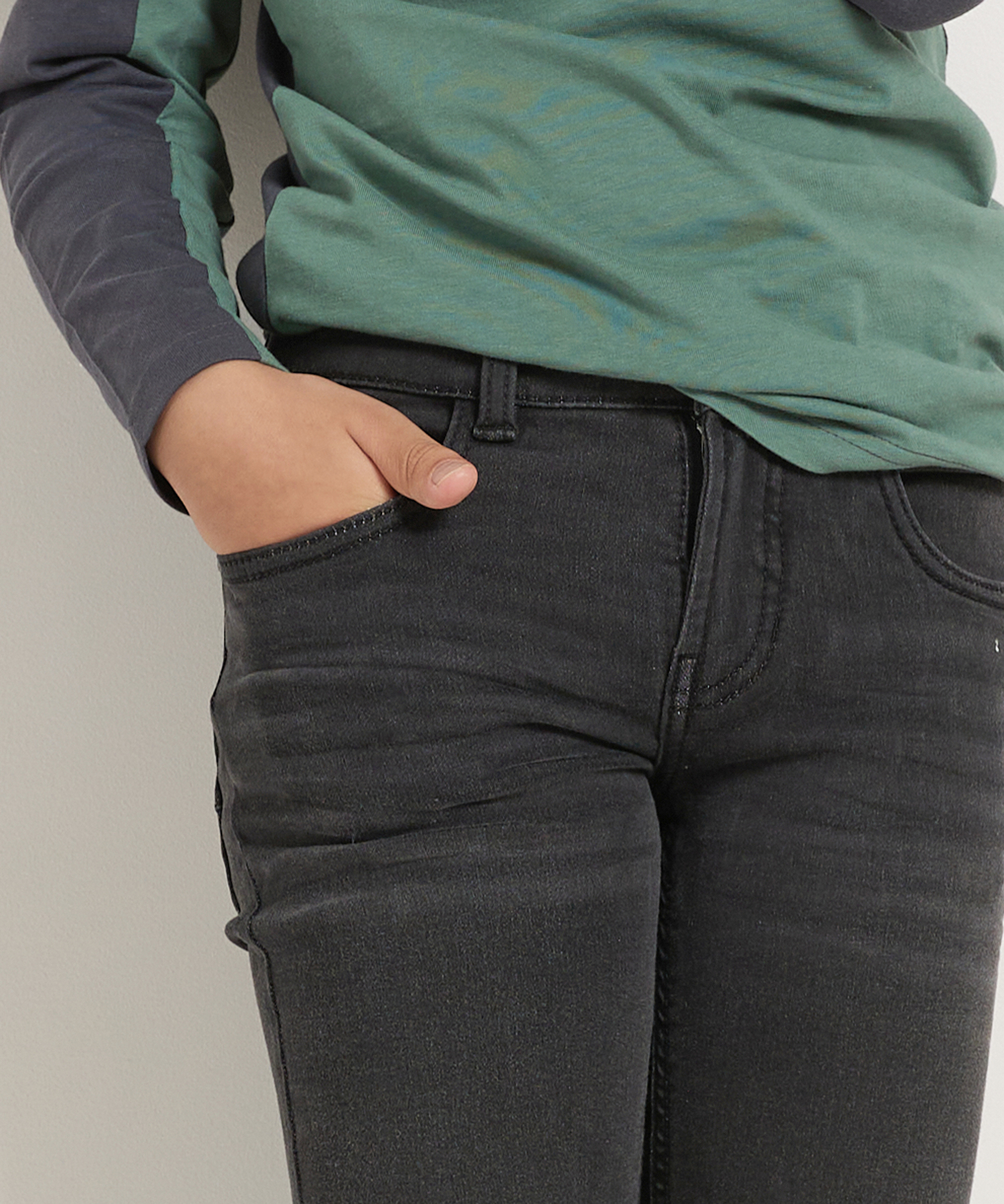 slim fit jogg jeans - zwart