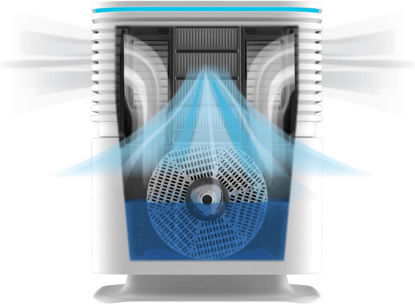 Venta 2-in-1 Luftreiniger & Luftbefeuchter AW735 Hybrid, 6 L, 350 ml/h, 23 dB, 5 W, CADR 250m³/h, 3-fach Reinigung, H13: 99,97% Feinstaub, Viren, Aktivkohle: Gase, 50 m²/125 m³, App- & Sprachsteuerung