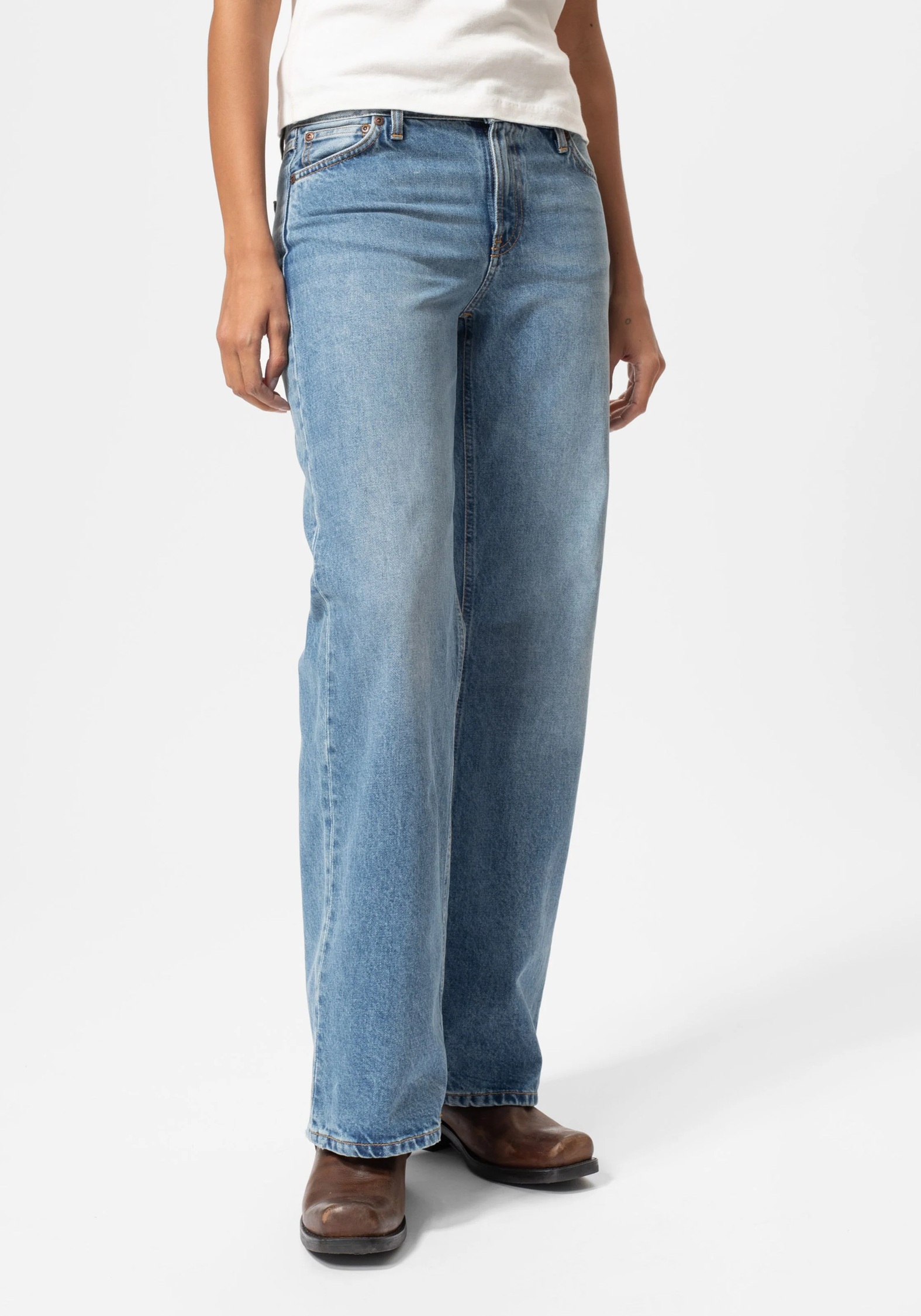 Nudie Jeans Jeans Wide Heidi Worn Treasure