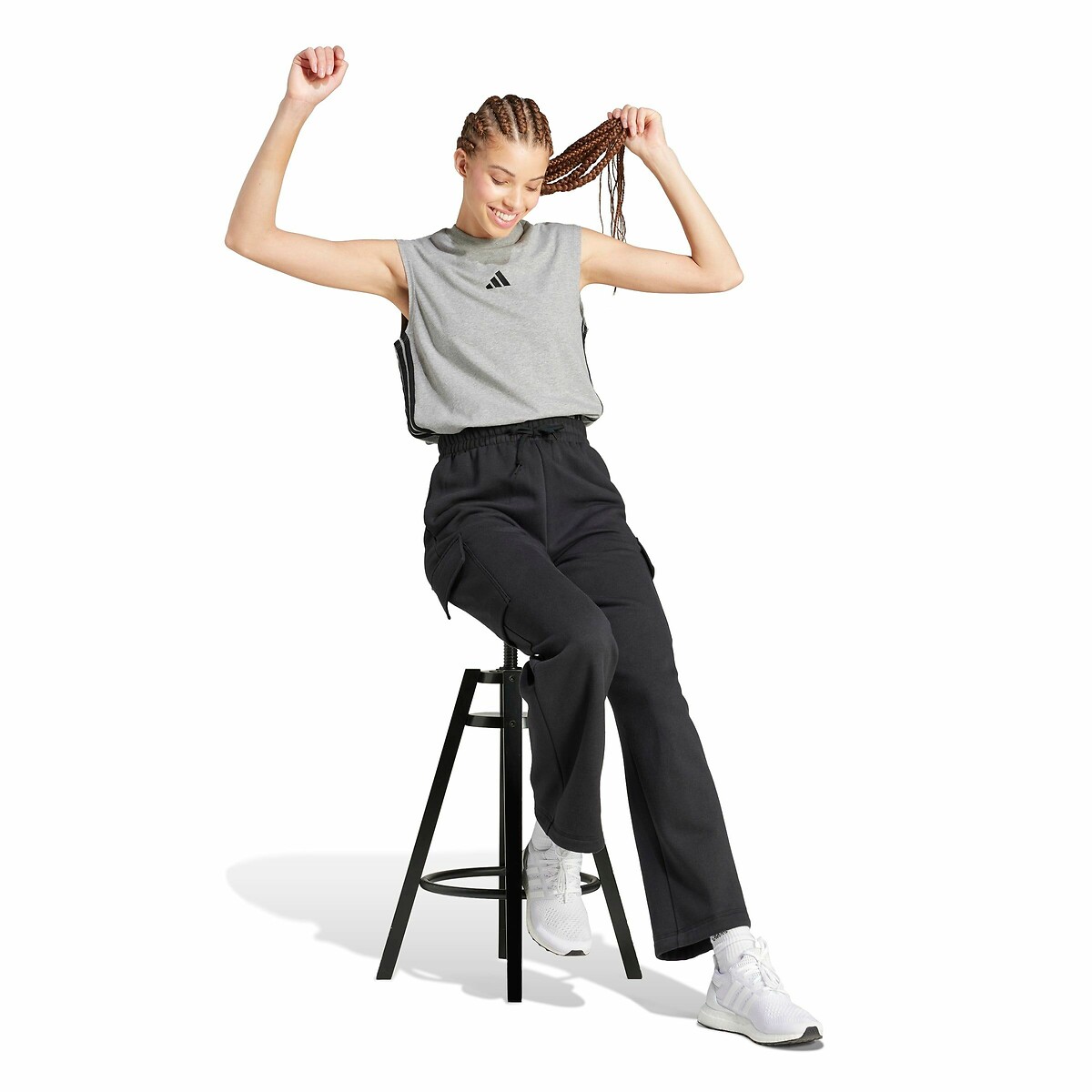 ADIDAS ROUPAS ESPORTIVAS<br>Calça cargo Essentials Linear