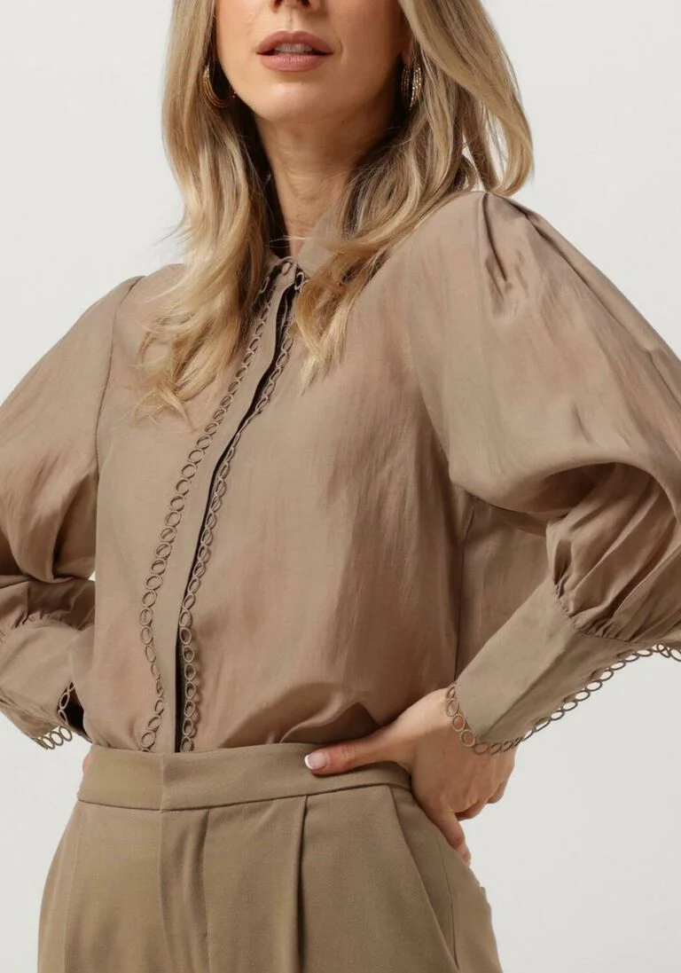 COPENHAGEN MUSE beige copenhagen muse blouse cmmolly-blouse