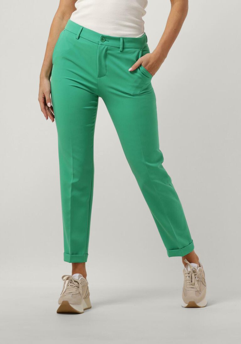 LIU JO groene liu jo pantalon luxury twill str t pants