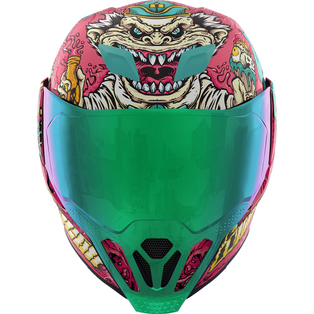 Icon - Casque Airflite MIPS® Snack Attack™ Rose / Beige / Bleu
