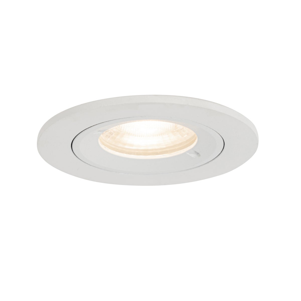 Moderne inbouwspot, wit, rond, IP44 - Xena Round