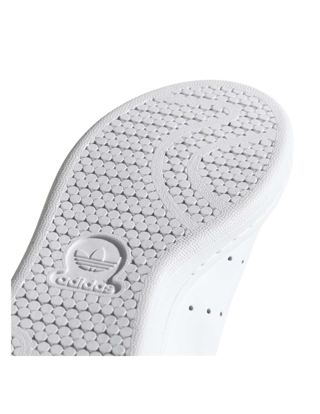 adidas sneakers mixte stan smith j cuir blanc vert
