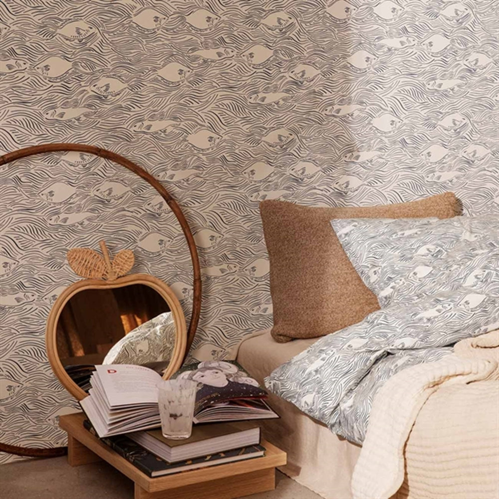 Apple Spejl Natural - Ferm Living → Luksusbaby.dk