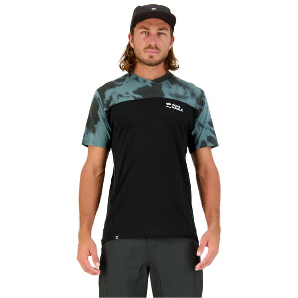 MONS ROYALE MENS REDWOOD VT ALU AOP SAGE TIE DYE/BLACK
