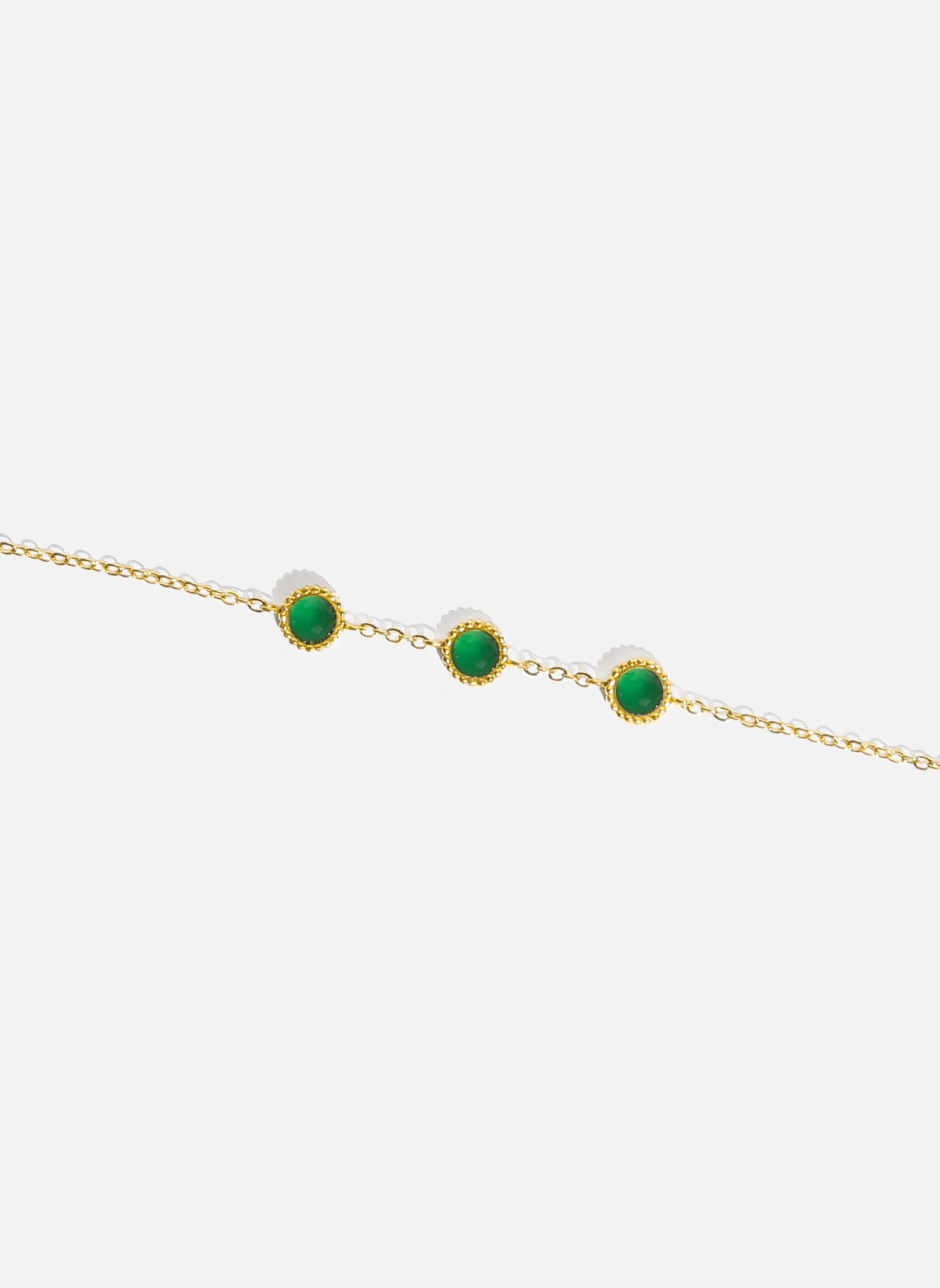 AGAPE - Bracelet chaîne agape | Vert