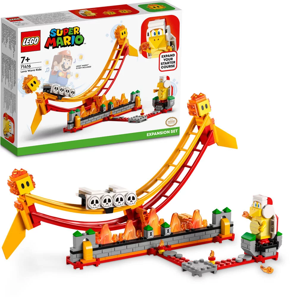 LEGO®SUPER MARIO 71416 - EXTENSION LE MANEGE DE LA VAGUE DE LAVE