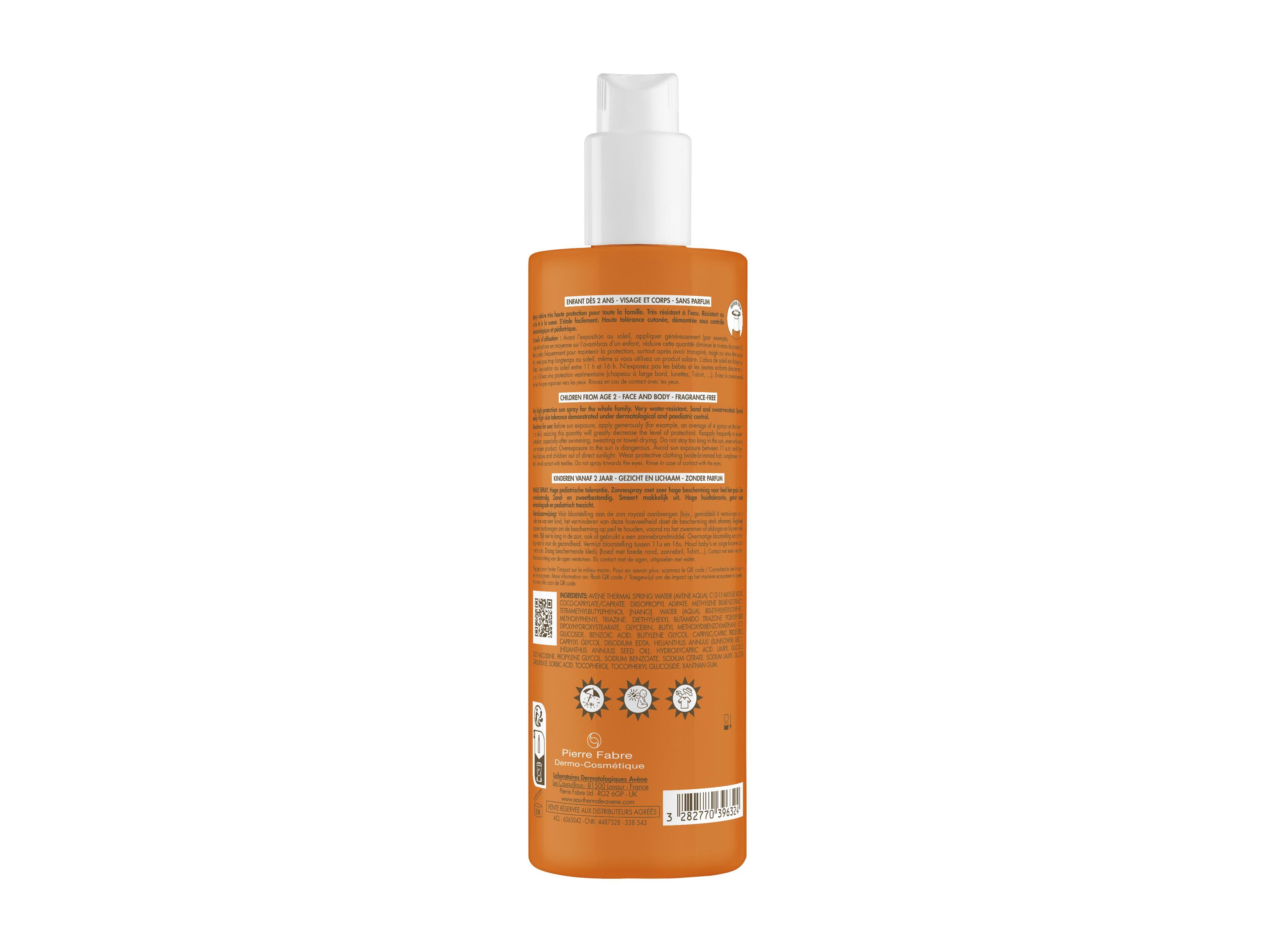 SPRAY SOLAR AVENE CRIANÇA SPF50  400ML