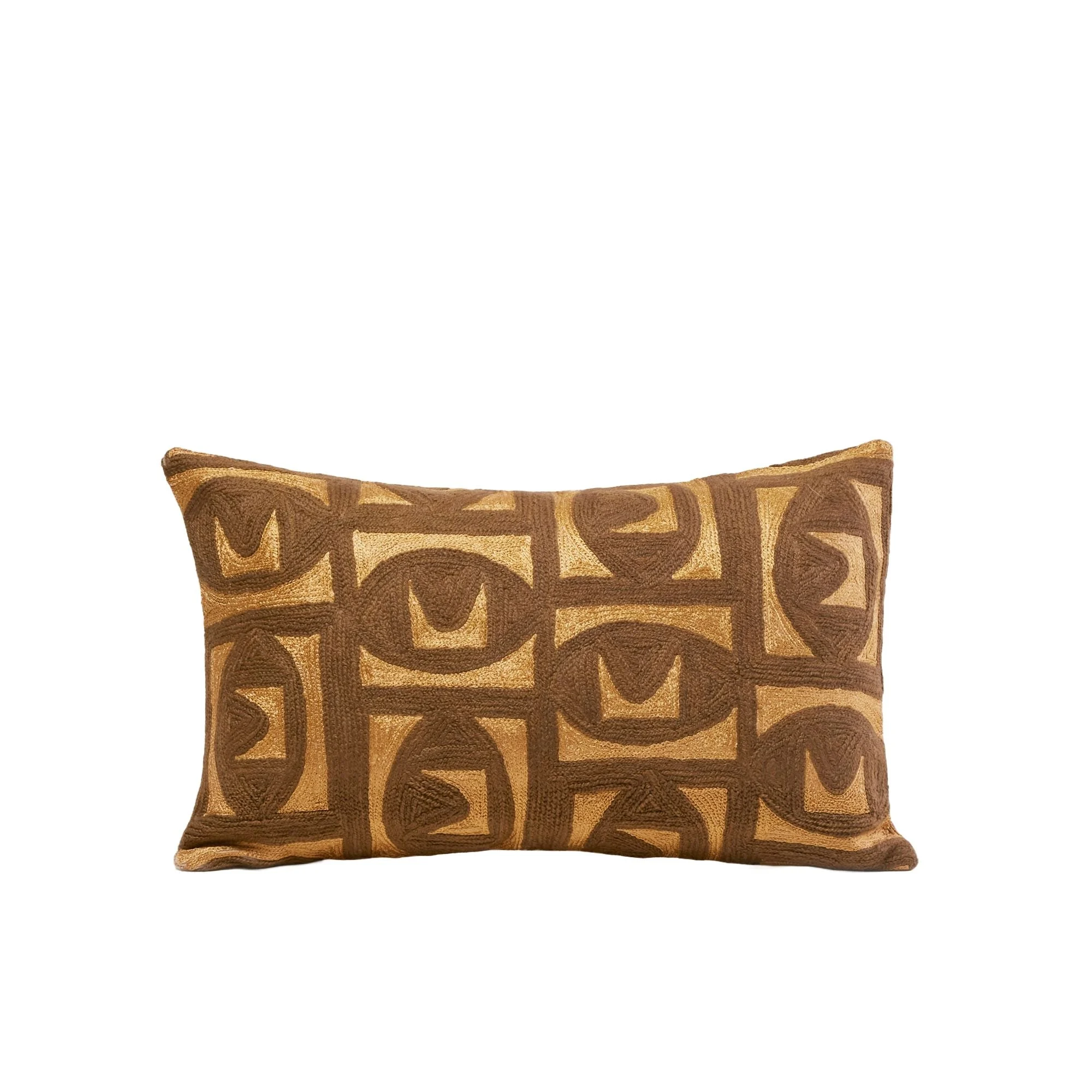 ZACARY - Housse de coussin | Marron