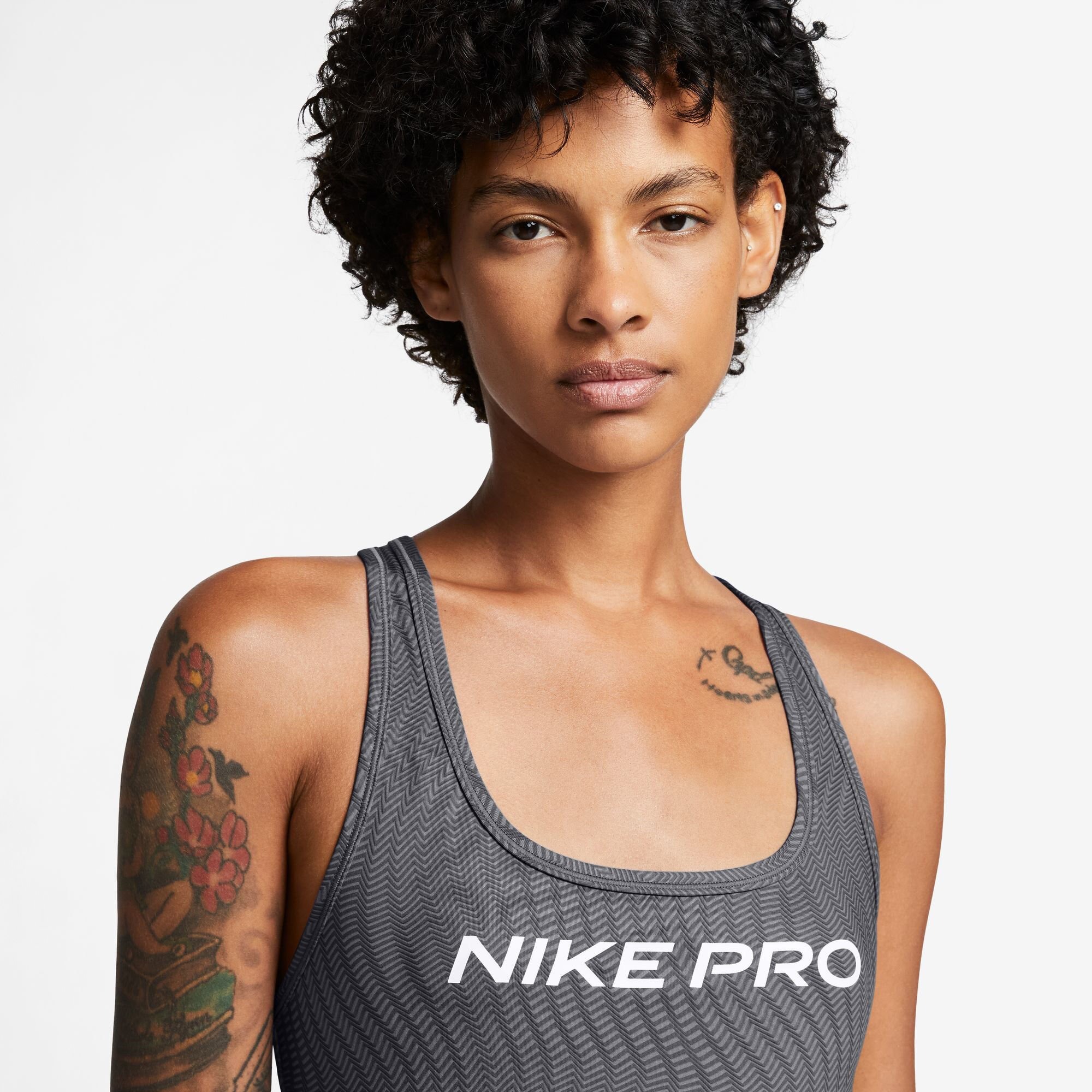 Pro Swoosh Light Support Dame Anthracite/White