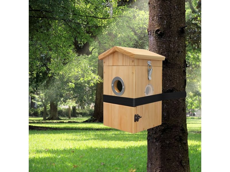 Sanilu Vogel Nistkasten mit Kamera Nistkasten aus Holz