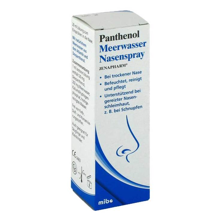 Panthenol Meerwasser Nasenspray Jenapharm, 20 ml