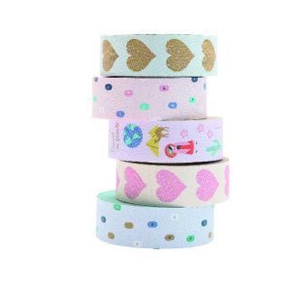 Deko-Klebeband TRAVEL THE WORLD 5er-Pack in bunt