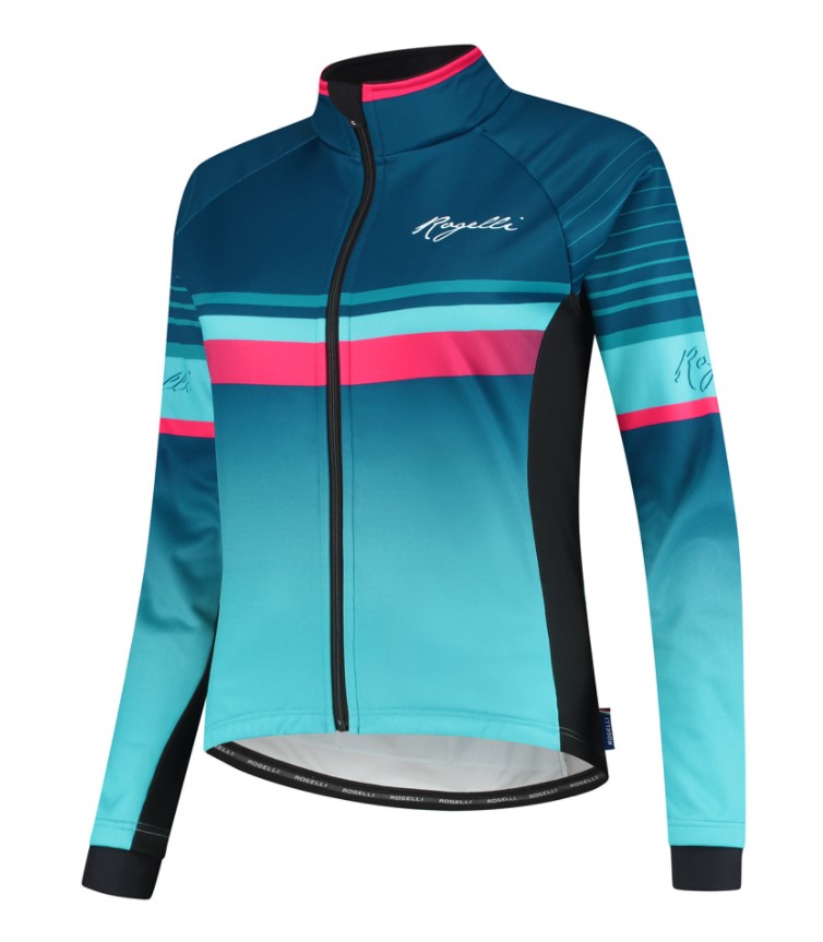 Rogelli Impress Cykeljakke - Blå / Pink