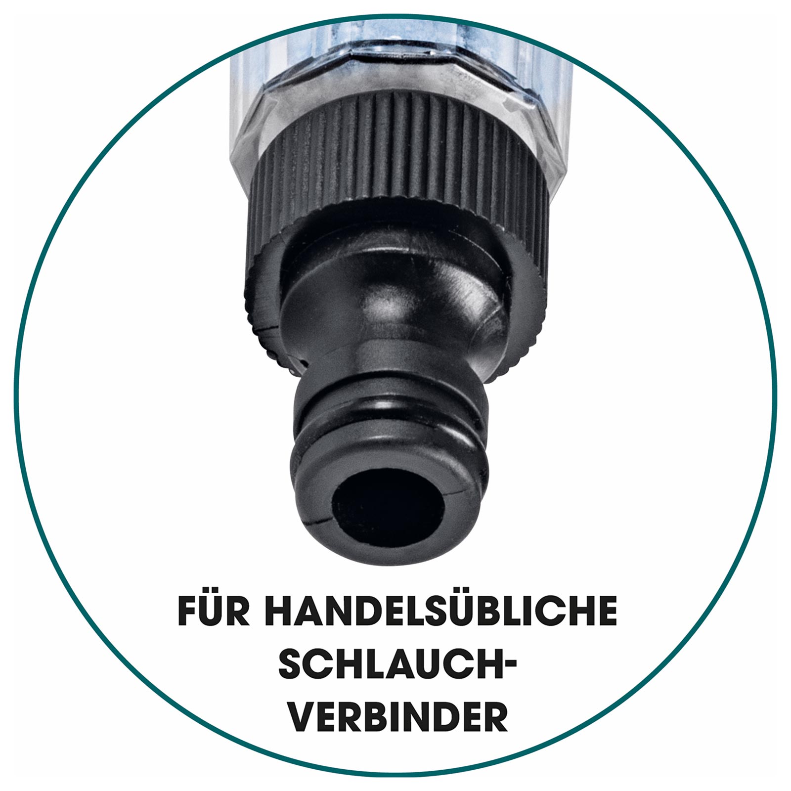 EASYmaxx Duschkopf - transparent-chromfarben - Wasserfilterfunktion