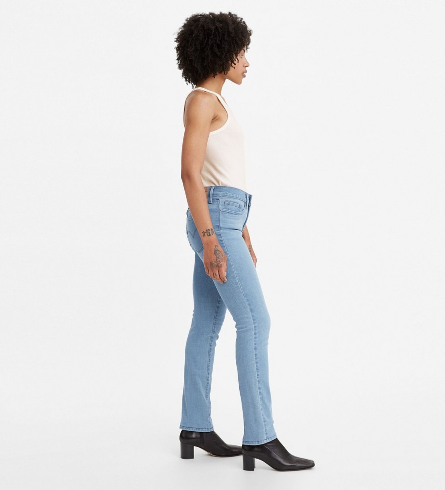 Calça jeans Levi's 314 reta e modeladora azul