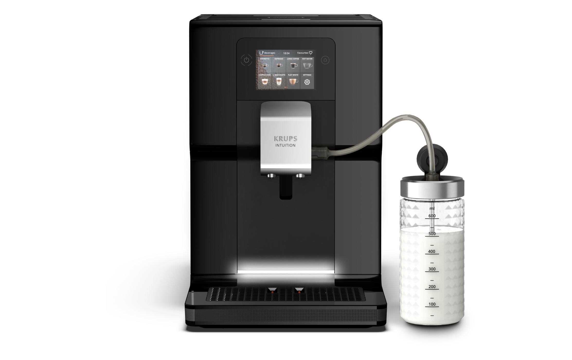 Portionskaffeemaschine Intuition Preference EA8738 Schwarz<br>Kaffeeautomat