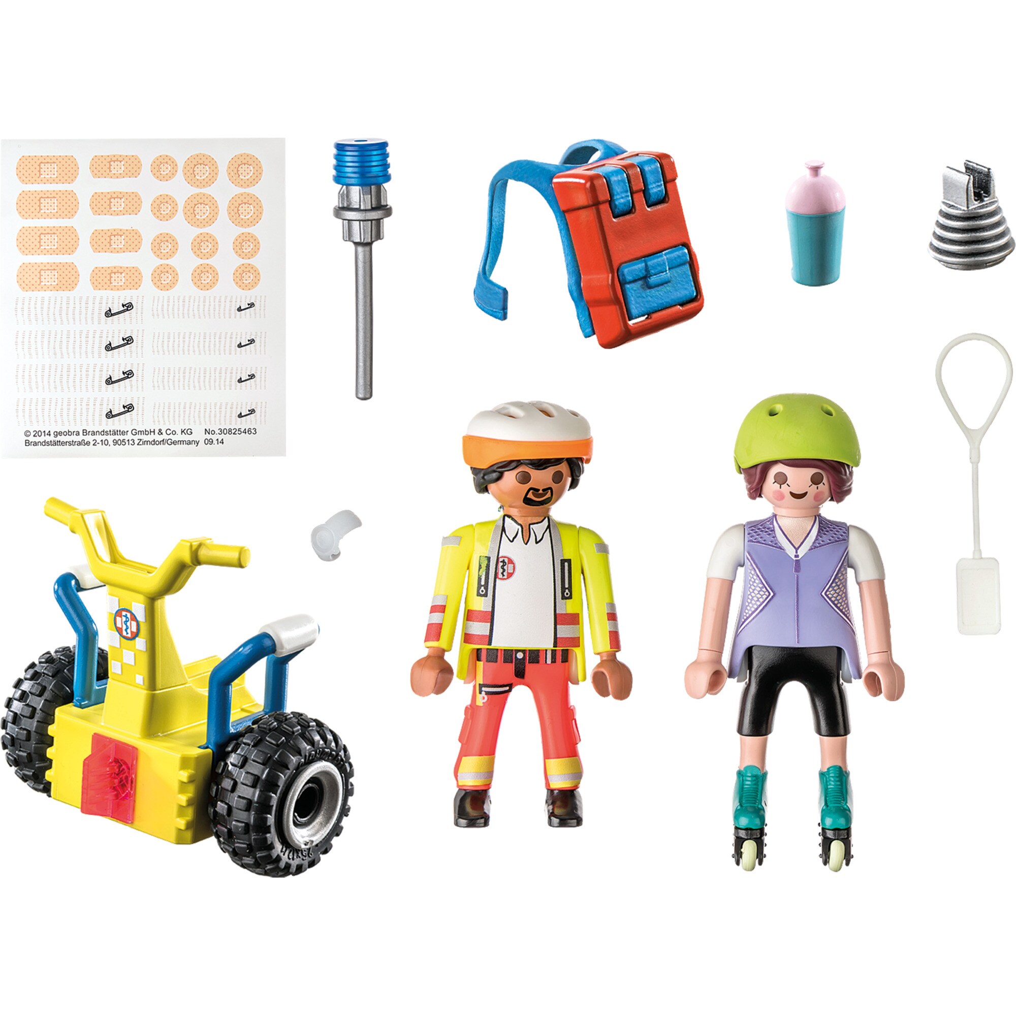 PLAYMOBIL Konstruktionsspielzeug City Life Starter Pack Rettung mit Balance-Racer