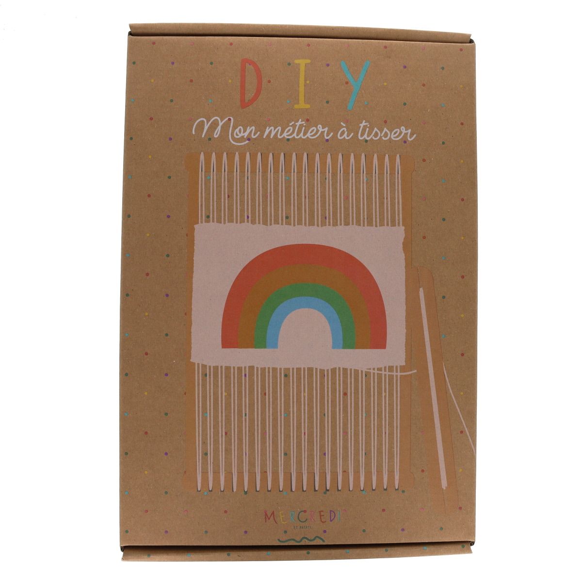 Kit mon métier à tisser Do It Yourself Mercredi et Patati