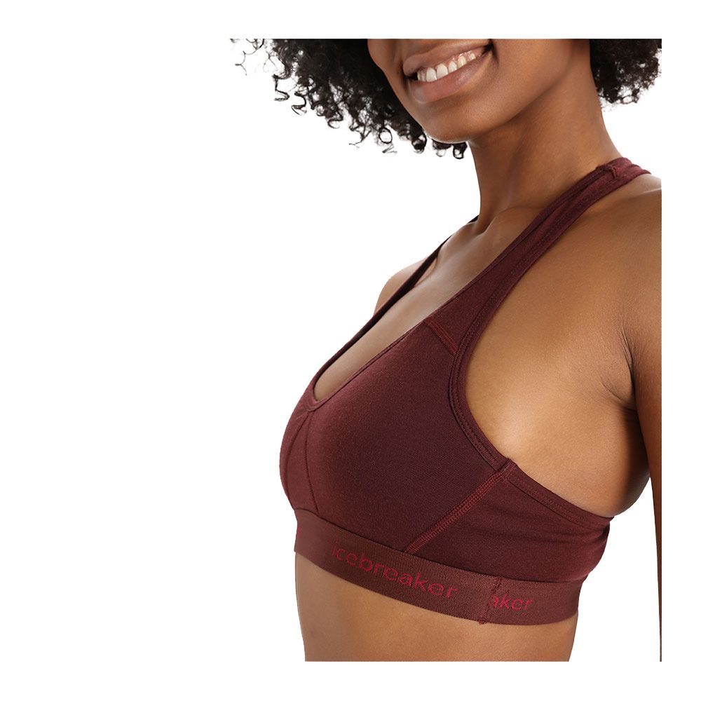 Icebreaker SPRITE - Brassière Femme espresso