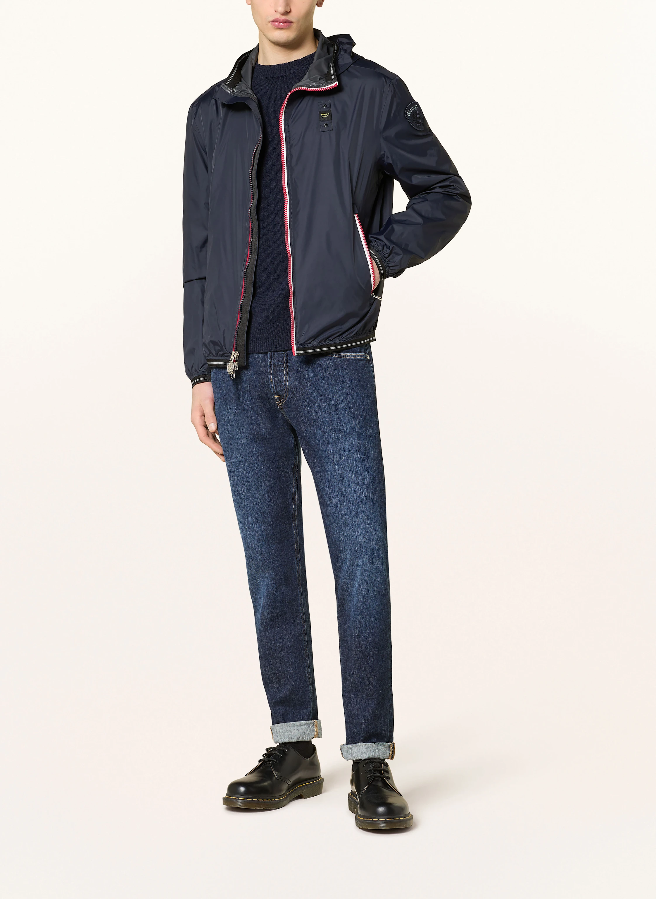 Blauer Windbreaker DODGE