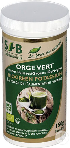 SFB Laboratoire Orge Vert Bio Poudre De Jeune Pousses 150g
