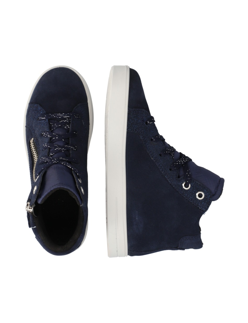 Lederkombination Boot