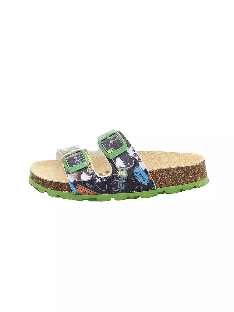 SUPERFIT Jungen Hausschuhe  schwarz
