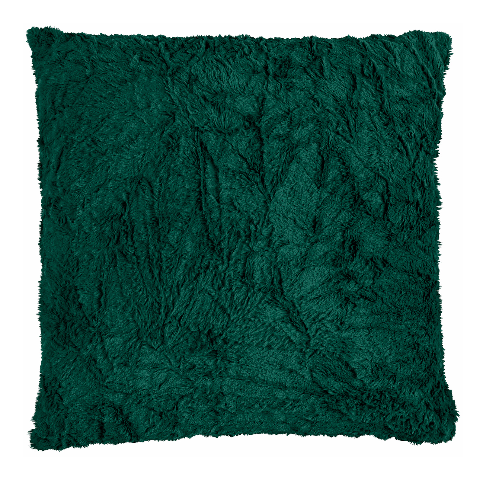 Kissen - grün - Plüsch - 45x45 cm